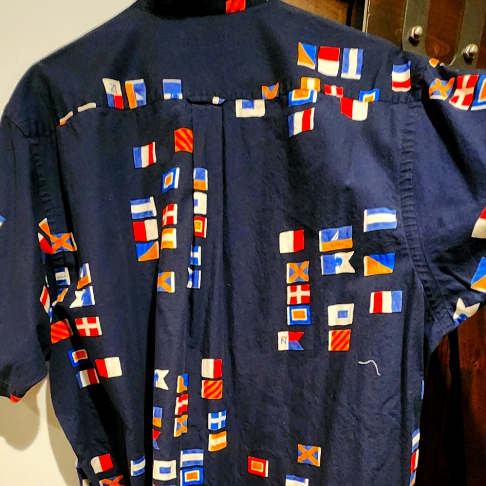 Nautical button up shirt